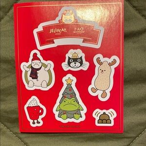 Jellycat FAO Schwarz Holiday Sticker Set